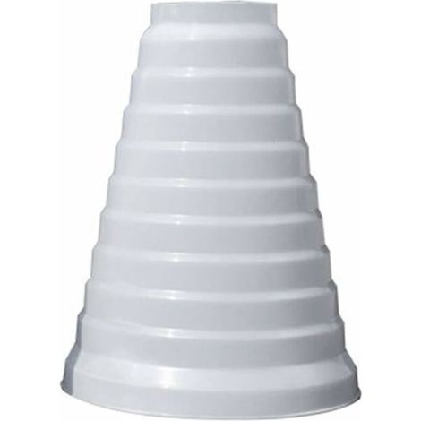 1 pièce réducteur universel, épais et rigide, réducteur PVC pour ventilation, diamètre adaptable 80–200 mm, usage climatisation et extraction (1/4)