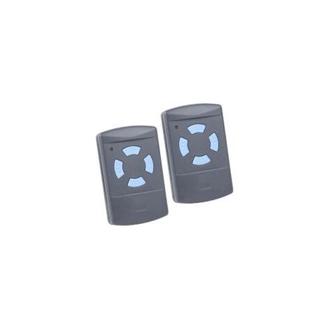 2PACK Télécommande de Garage Sdre HSM4 868 MHz avec 4 Boutons Couleur Bleue Remplacer Les émetteurs Hormann 868 MHz HS4 HSM2 HSP4 868 HS1 868 Tubauto HSM4 868 Tubauto HS4 868Fréquence, (1/4)