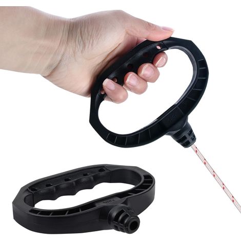 Lot de 2 poignées de démarreur de moteur à essence, poignée de traction pour tondeuse à gazon, générateur, débroussailleuse, souffleuse à neige (1/5)