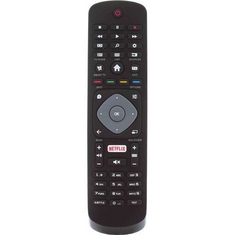 Online Store – Télécommande originale Philips pour téléviseurs intelligents – Compatible HOF16H303GPD24 SMART NETFLIX 398G R08B – Aucune programmation requise (1/5)