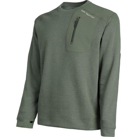 STATAM - SWEAT DE TRAVAIL - 1414  Vert chiné (1/5)