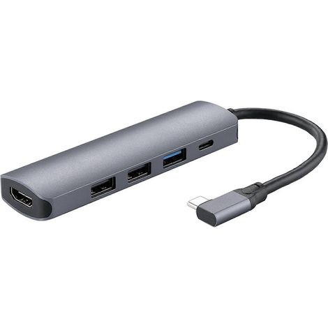 Station d'accueil USB Type C 5 en 1 avec HDMI 4K, Hub USB 3.0 et Charge PD pour PC Portable (1/5)