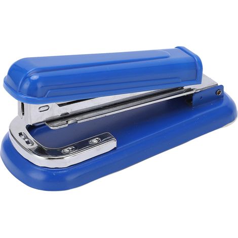 Agrafeuse de bureau bleue rotative à 360 degrés - Conception ergonomique, patin antidérapant pour un confort d'utilisation optimal - Capacité de 20 feuilles, 100 agrafes (1/5)