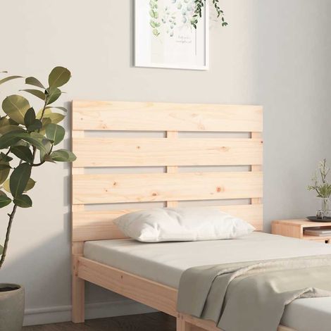 vidaXL Tête de lit 90x3x80 cm Bois massif de pin (1/5)