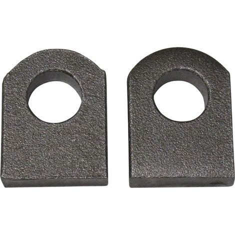Weld On Gate Eyes Hinge Hanger 7/8" X2 (Self Colour Fieldgate Slot Flat Back Railing)