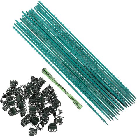 Outils de fixation pour plantes, lot de 5, conçus pour les jardiniers, 15,00 x 0,40 x 0,01 cm, support efficace pour les orchidées (1/5)