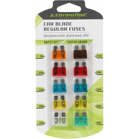 FUSIBLES DE CUCHILLA UNI CARMOTION, 10 UDS. 58395 (1/2)