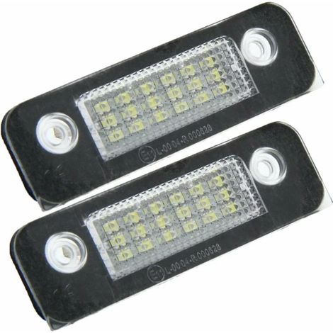 KIT LUCI TARGA A LED 2 PEZZI COMPATIBILE CON Lexus LX450 Toyota Land Cruiser Year 1990-1998/ LED 6000K EFFETTO XENON / CAN-BUS, PLUG AND PLAY (1/5)