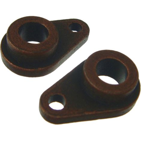 2 x Tumble Dryer Rear Drum Bearing Teardrop Shape Fits Hotpoint, Indesit, Ariston, Creda (1/2)