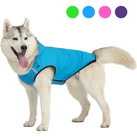 manteau Impermable Extrieur Impermable Chien (bleu), Chien De Compagnie Impermable Veste Impermable Impermable Impermable Bleu - Xl (1/5)