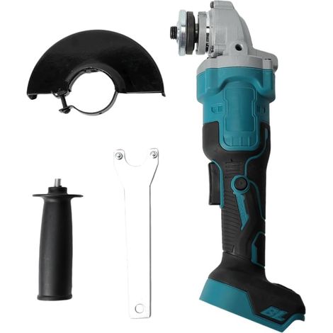 Meuleuse d'angle sans fil – 18 V – Disque 125 mm – Moteur brushless – Protection contre les surcharges – Idéale pour métal, pierre et carrelage (1/4)