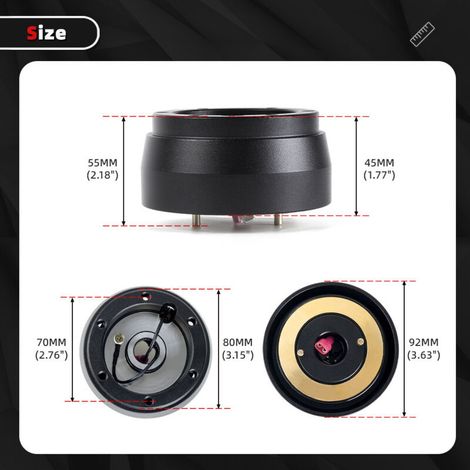 Kfz-Ersatzteile: Lenkradbasis, 142H Lenkradadapter für Datsun (eine Packung) (1/4)