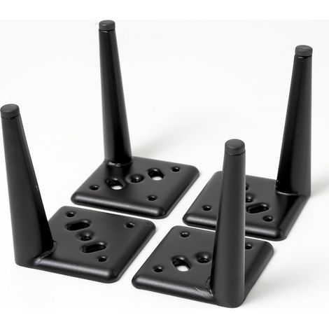 Möbel- und Sofabeine 150 mm Metall - 4er-Set Metallbeine - [Modernes Design] - 4er-Set Metallbeine für Schränke, Sessel (1/5)