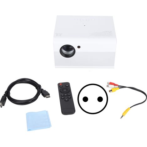 Filiyano – Projecteur T10 HD portable et multifonctionnel pour home cinéma 100 V-240 V (prise UE) (1/5)
