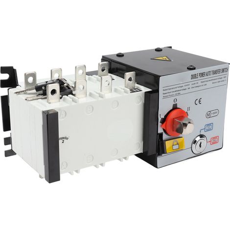 Automatischer Umschalter für Generatoren, 2 Eingänge, 1 Ausgang, 125 A, 400 V AC, zweiphasig isoliert (1/5)