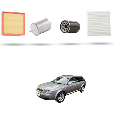 Kit Tagliando 4 filtri compatibile con Audi ALLROAD (4BH) 2.7 TDI 184kw dal 2000 (1/5)