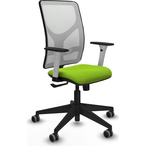 Silla de oficina piqueras y crespo Motilla cuero sintético pistacho (1/2)