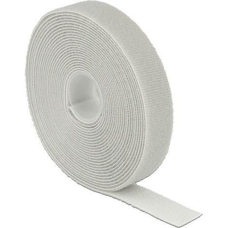 Klettband sur Rolle, 5 Meter x 20mm, Kabelbinder Länge: 5 Meter (1/2)