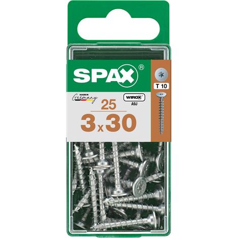 Spax Möbelbauschrauben 3.0 x 30 mm TX 10 - 25 Stk. Spanplattenschrauben & Holzbauschrauben (1/3)
