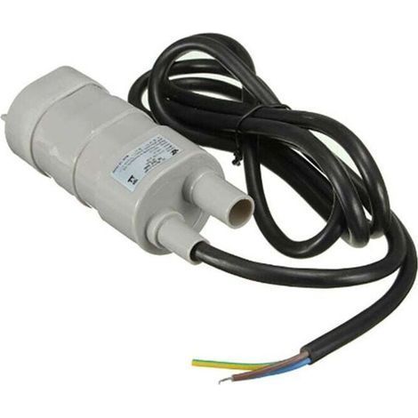 Submersible Pump 12V 600L/H Micromotor Water Pump for Motorhome, Pond, Aquarium, Shower, Garden- (1/4)