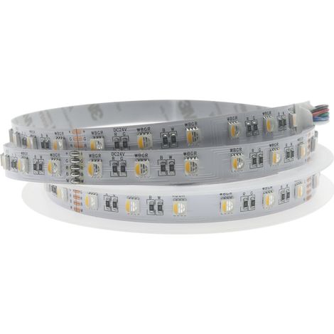 Tira Led 24V Dc Smd5050 Videny Ip65 Rgb+w(3000k) 60 Led/m - 5 Métros RGB+W - Ledme - LM2454 (1/2)