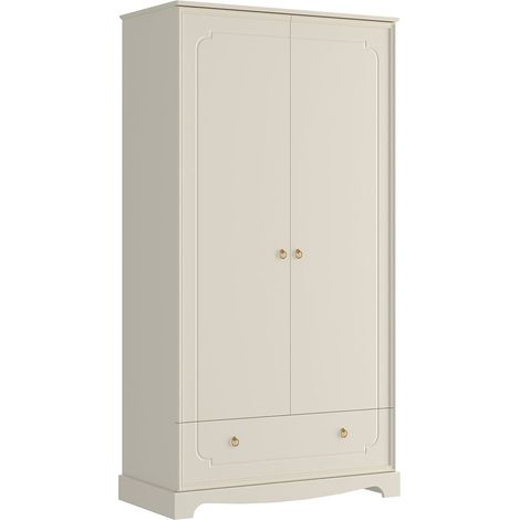 Armadio a 2 ante e 1 cassetto Bellamy Royal Beige (1/5)