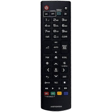 Télécommande de remplacement AKB75095363 pour TV 32TA3E 43TA3E 49TA3E 55TA3E 32SM5B 43SM3B 43SM5B 49SM3B 49SM5B 55 QAQ (1/5)
