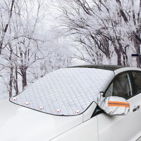 Copertura per parabrezza auto, copertura magnetica invernale per parabrezza, pellicole protettive antigelo per auto, copertura protettiva per parabrezza (1/5)