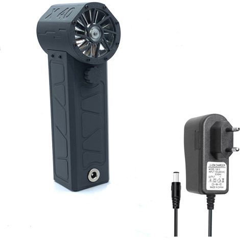 Ventilador portátil X40 Jet de 600 g con alto empuje, motor sin escobillas de 40 mm, ventilador turbo con conducto de alta potencia, herramienta de limpieza de teclados.