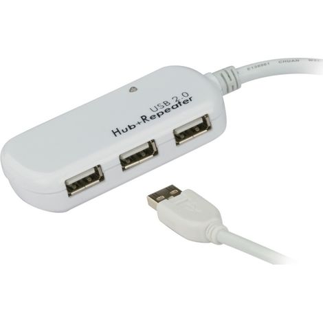 Cavo extender usb 20 da 12 m a 4 porte collegamento a margherita fino a 60 m (1/5)