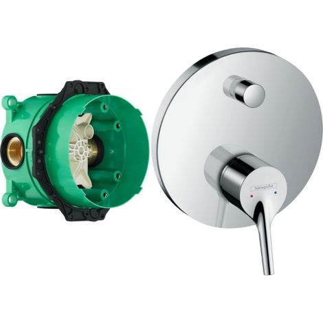 HANSGROHE Talis S grifo ducha baño empotrable + cuerpo empotrado