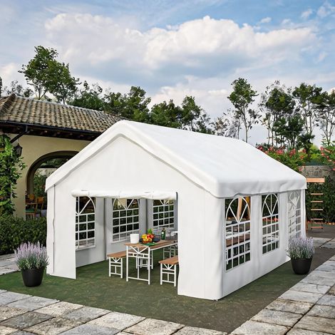 Garage autoportant 4 x 6m avec double porte enroulable (1/5)