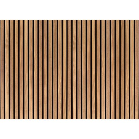 Cache-Radiateur Magnétique - 60 x 100 cm - Lattes en Stratifié Mat - Pour Radiateurs à Panneaux en Acier - Température Max 40 °C