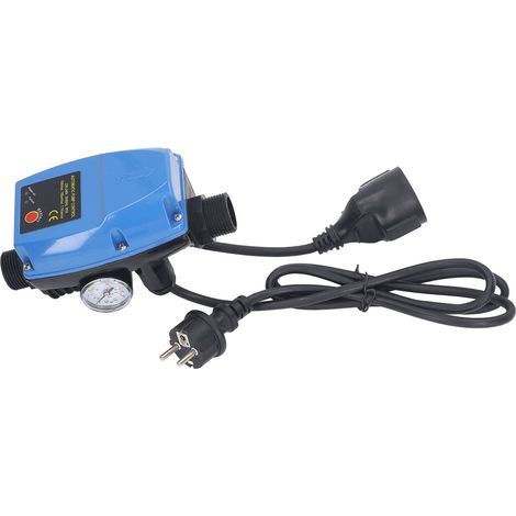 Surpresseur d'eau automatique 1,1 kW, auto-amorçant, 145 PSI, IP65, avec détecteur de débit, prise UE, 220-240 V CA (1/5)