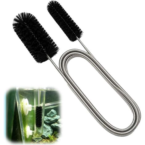 Brosse de Nettoyage 200 cm, Canalisation Flexible Bicéphale (1/5)