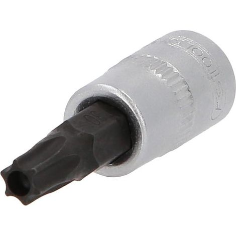 1/4" Douilles tournevis TX percé, TB30 (1/4)