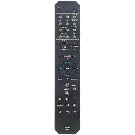 Télécommande de remplacement pour ampli stéréo R-S202 et R-S202BL, compatible chaîne hi-fi, commande à distance infrarouge (1/5)