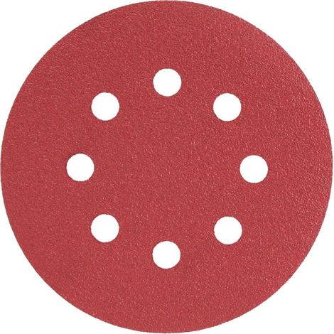 Disque abrasif - Radix - Pro - Velcro 125 mm - P80 - 8 trous (10 pcs) (1/2)