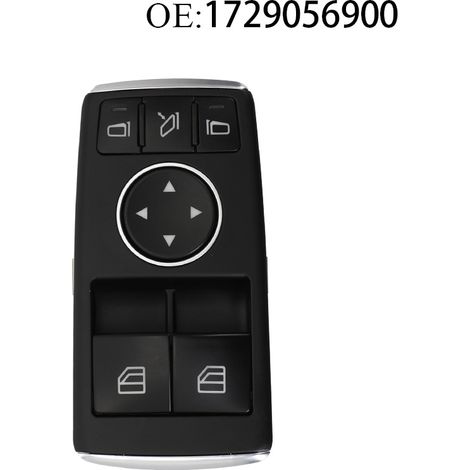 The reference number 1729056900 is suitable for window regulator switches on Mercedes-Benz C-Class vehicles, window regulator switches for two-door vehicles. (1/4)