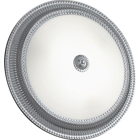 Kolarz MILORD Plafonnier décoratif en verre à 3 lumières, chrome (1/4)