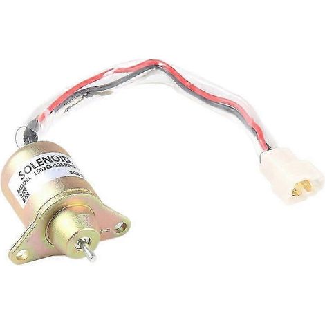 Électrovanne d'arrêt de carburant moteur 12 V compatible Yanmar 119653-77950 (1/5)