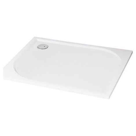 ONDEE - Plato de ducha HESTIA - Antideslizante - Resina - Blanco - Extra-plano - 80x120cm