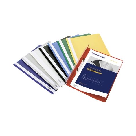 Schnellhefter DIN A4 Polypropylen blau 10 St./Pack. (1/2)