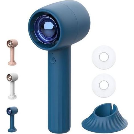 Ventilateur portable - Mini ventilateur - Ventilateur portable rechargeable - Blanc -