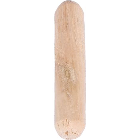 50 pièces chevilles en bois cannelées rondes pour meubles tiroirs, tiges artisanales (M8x40) (1/5)