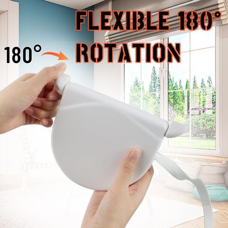 6-piece roll blind cord retractor set, 180° rotating roll blind cord storage accessory. (1/5)