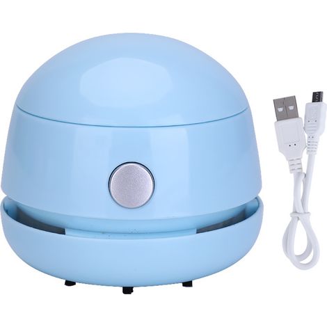 Aspirateur de bureau, mini aspirateur de table, idéal pour nettoyer la poussière, les cheveux, les miettes et les débris sur ordinateur portable, piano, ordinateur, voiture et niche pour animaux. (1/4)