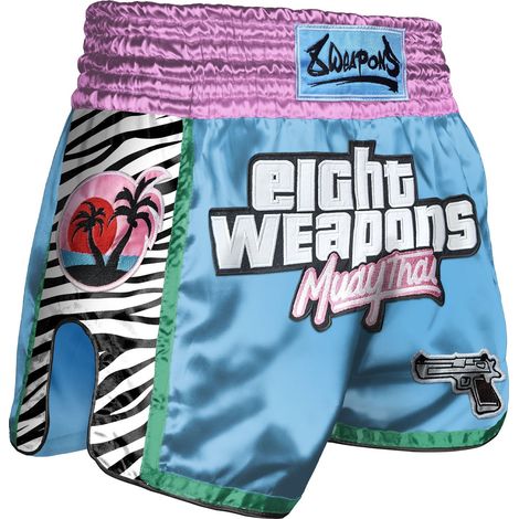 8 Waffen Muay Thai Shorts Miami Thai M