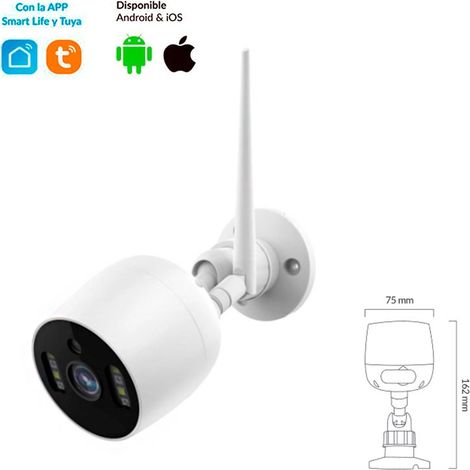 Cámara WiFi para Exterior IP65 Seguridad Resistente y Vigilancia en Tiempo Real
