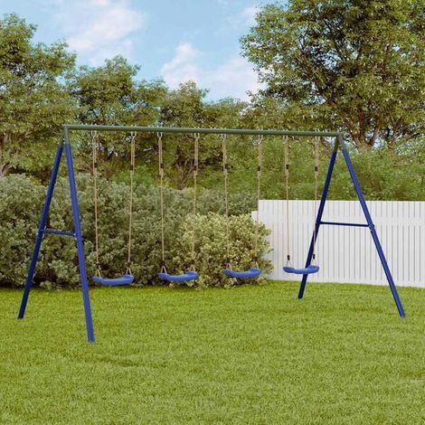 Aire de jeux extérieure : Aire de jeux d'extérieur bois de pin massif jeu extérieur enfant, aire de jeu jardin, balançoire enfant , pour jardin, usage domestique , enfant 3-8 ans (1/5)